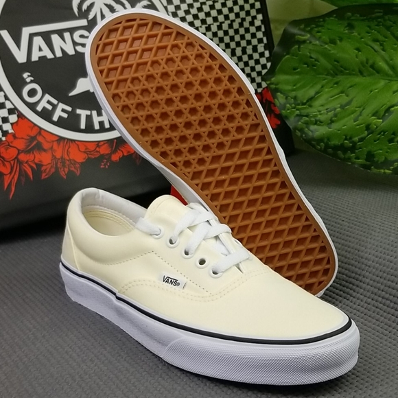 Vans Era Classic Sneakers Shoes Cream/White Womens - Picture 6 of 11